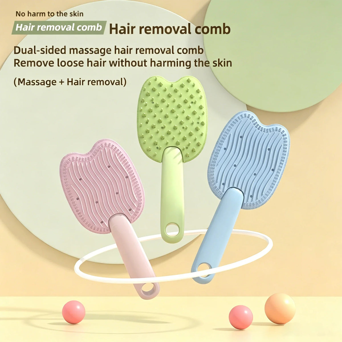 Massage & Deshedding Brush 2 in 1 – Pet Hair - MyPetDollar.com