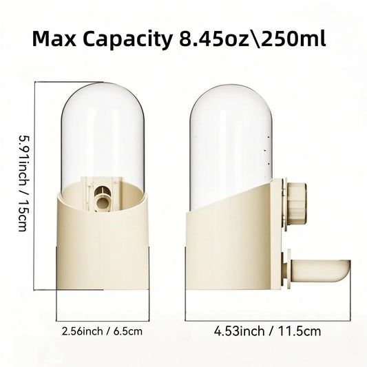 250ml Automatic Hanging Bird Water Bottle - MyPetDollar.com
