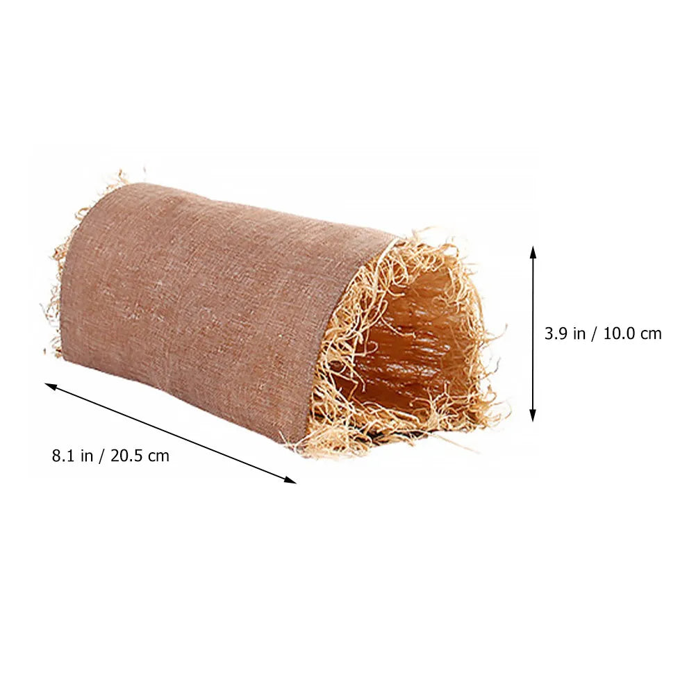 Rabbit Tunnel Grass Nest Pet Sleeping Lounge Eco Friendly Hand – 2 Colors
