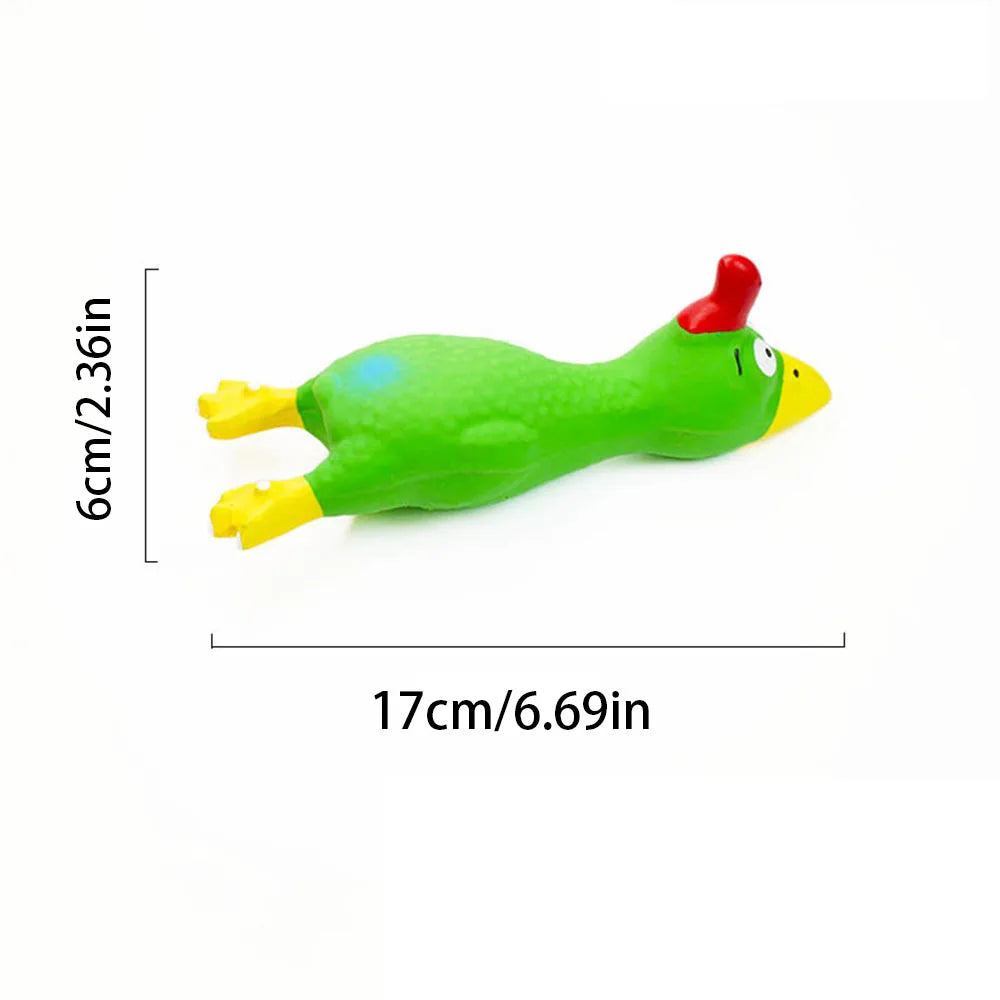 Pet Squeaky Chicken Plaything
