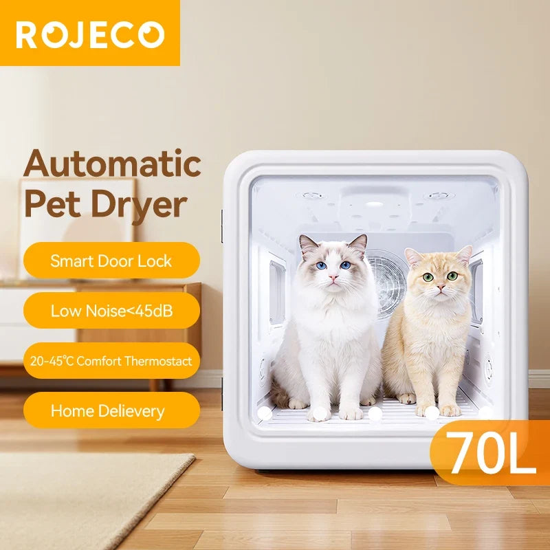 ROJECO 70L Smart Pet Dryer Box Automatic - MyPetDollar.com