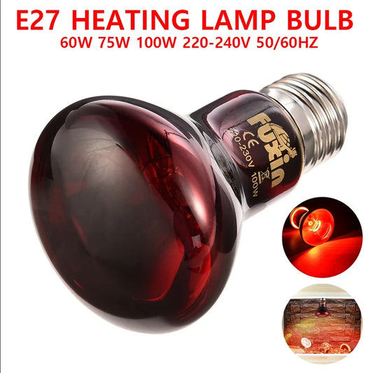 220-240V E27 Poultry Heating Bulb 100/75/60W - MyPetDollar.com
