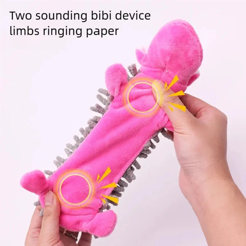 Squeaky Plush Dog Chew Toys Cute Animal - MyPetDollar.com