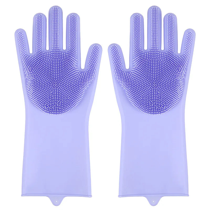 Pet Grooming Cleaning Gloves Dog Cat Bathing - MyPetDollar.com