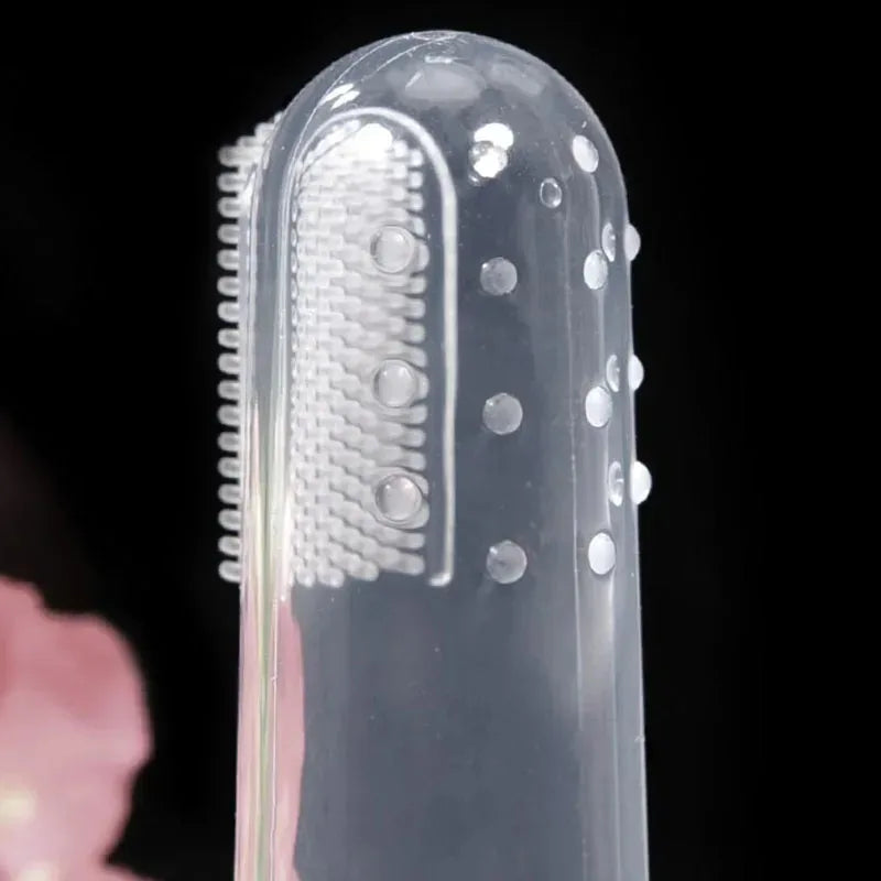 1/2/3Pcs Soft Pet Finger Toothbrush Teddy - MyPetDollar.com