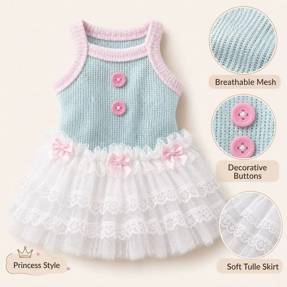 New Soft Tulle Pet Princess Dress Breathable - MyPetDollar.com