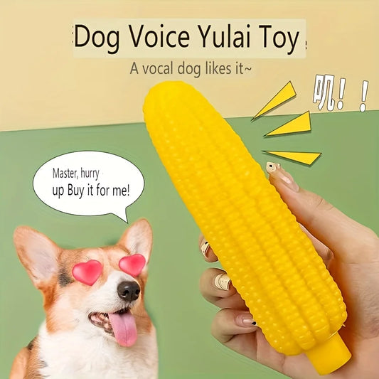 Puppy Corn Style Rubber Grinding Chew Toy - MyPetDollar.com