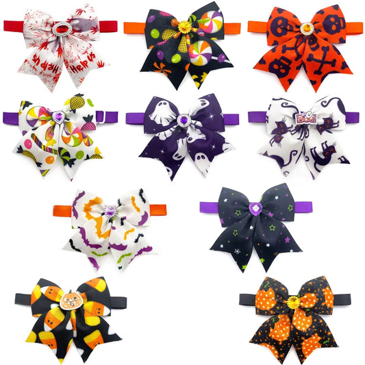 50/100pcs Halloween Pet Dog Bow Ties - MyPetDollar.com