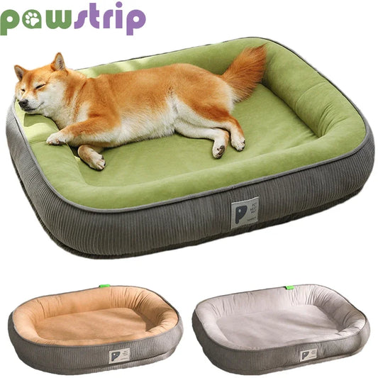 Eco-Friendly Plush Dog Bed 4-Season Comfort - MyPetDollar.com
