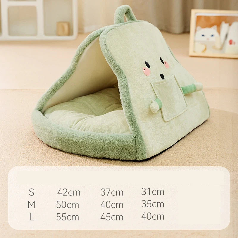 Winter Warm Dog Bed Soft Cozy Pet Sleeping - MyPetDollar.com