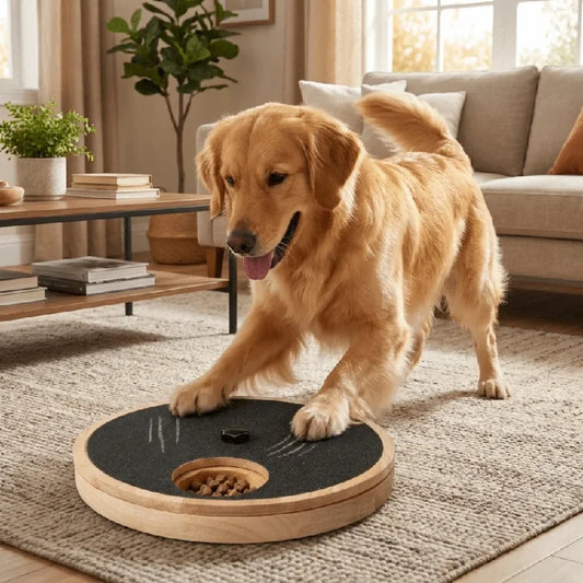 Rotating Dog Scratching Board Round Non-Slip - MyPetDollar.com