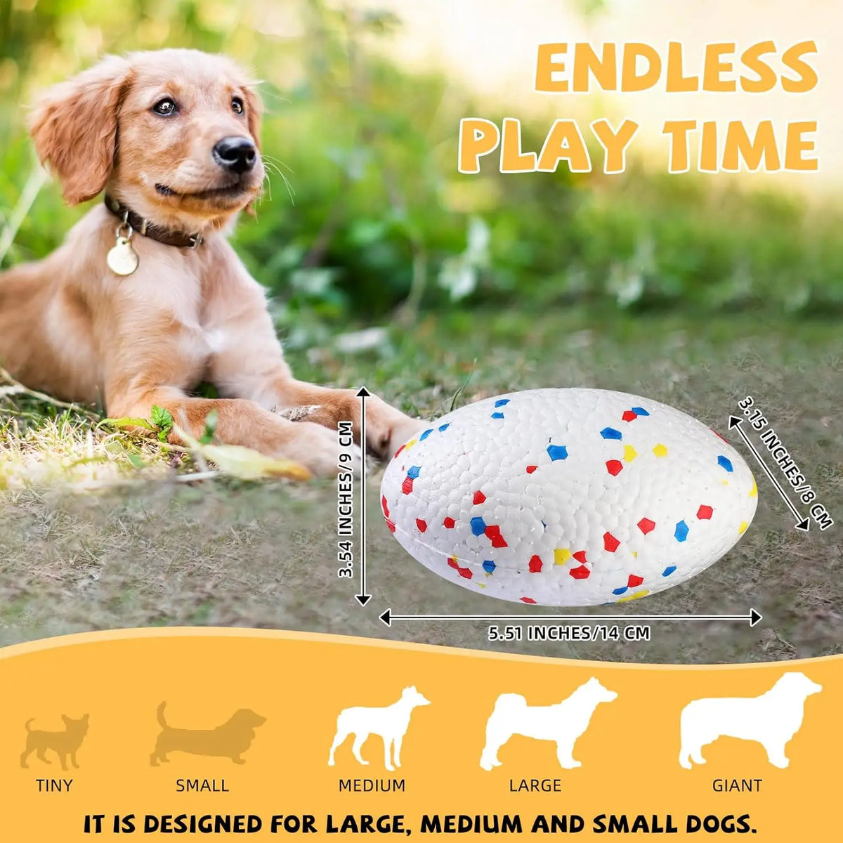 Dog Ball for Aggressive Chewers Tough Large - MyPetDollar.com
