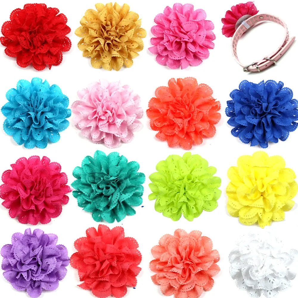 20 Remove Dog Bow Tie for Big Flower Collar