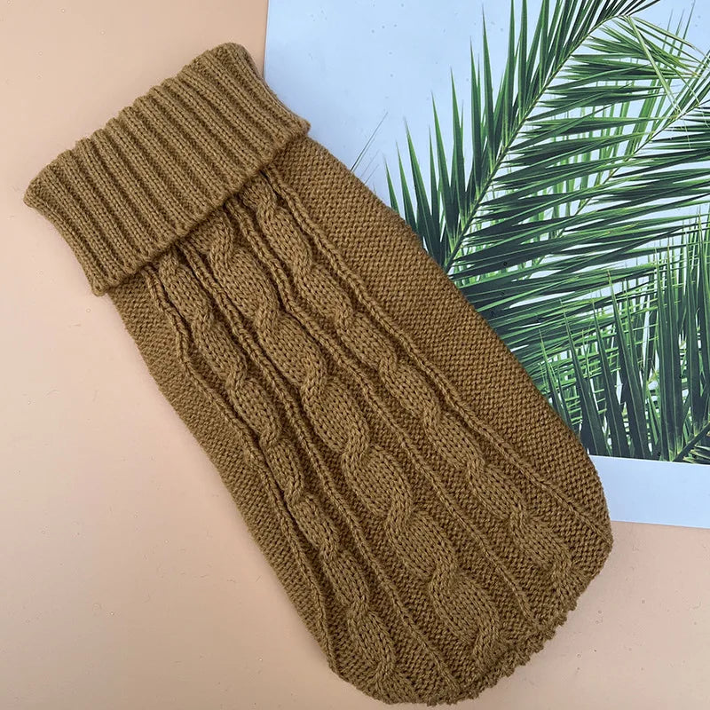 Winter Cat Dog Knit Sweater Soft Warm Puppy - MyPetDollar.com