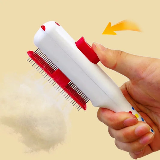 Dog Comb Automatic Dogs Brush One-click Flea - MyPetDollar.com