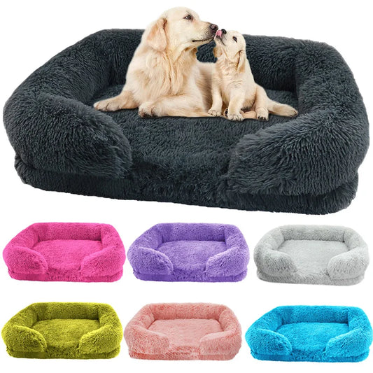 Winter Rectangular S M L XL Dog Beds - MyPetDollar.com