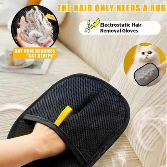 Pet Hair Remover Gloves Dual-Sided - MyPetDollar.com