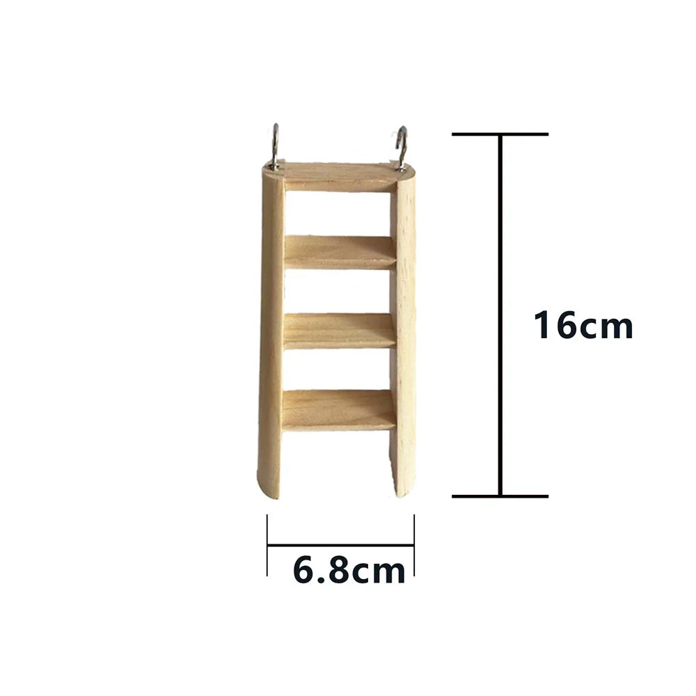 Cute Hamster Roller Toys Natural Wooden Pine Dumbells Unicycle – 11 Colors