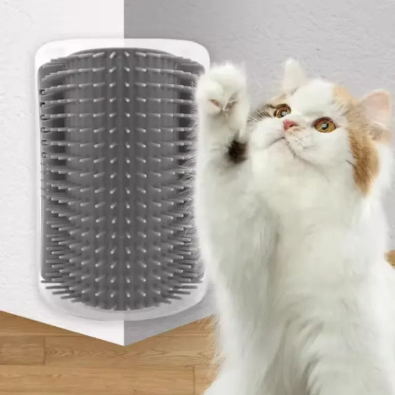 Soft Cat Self Groomer Brush Wall Corner - MyPetDollar.com