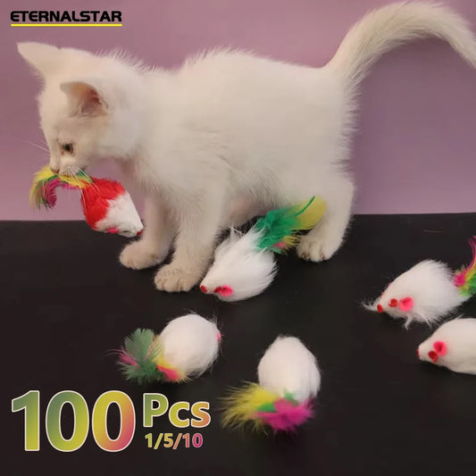 Pet Cat Toys Interactive Cute Soft Fleece - MyPetDollar.com