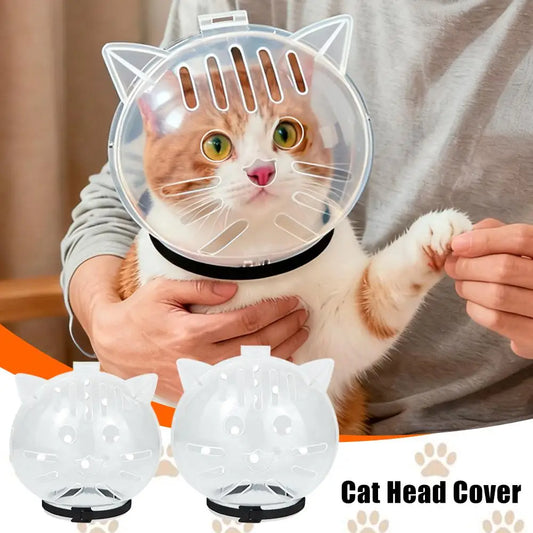Hollow Clear Cat Head Cover Anti-Bite Pet - MyPetDollar.com