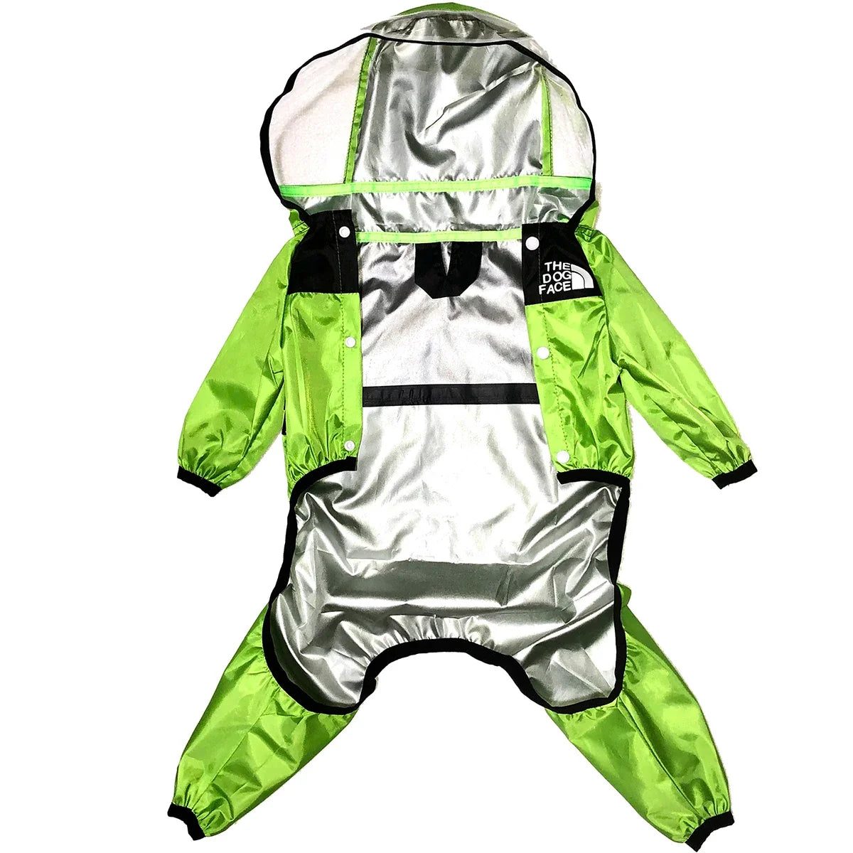 Pet Dog Raincoat Transparent Hooded Jumpsuit - MyPetDollar.com