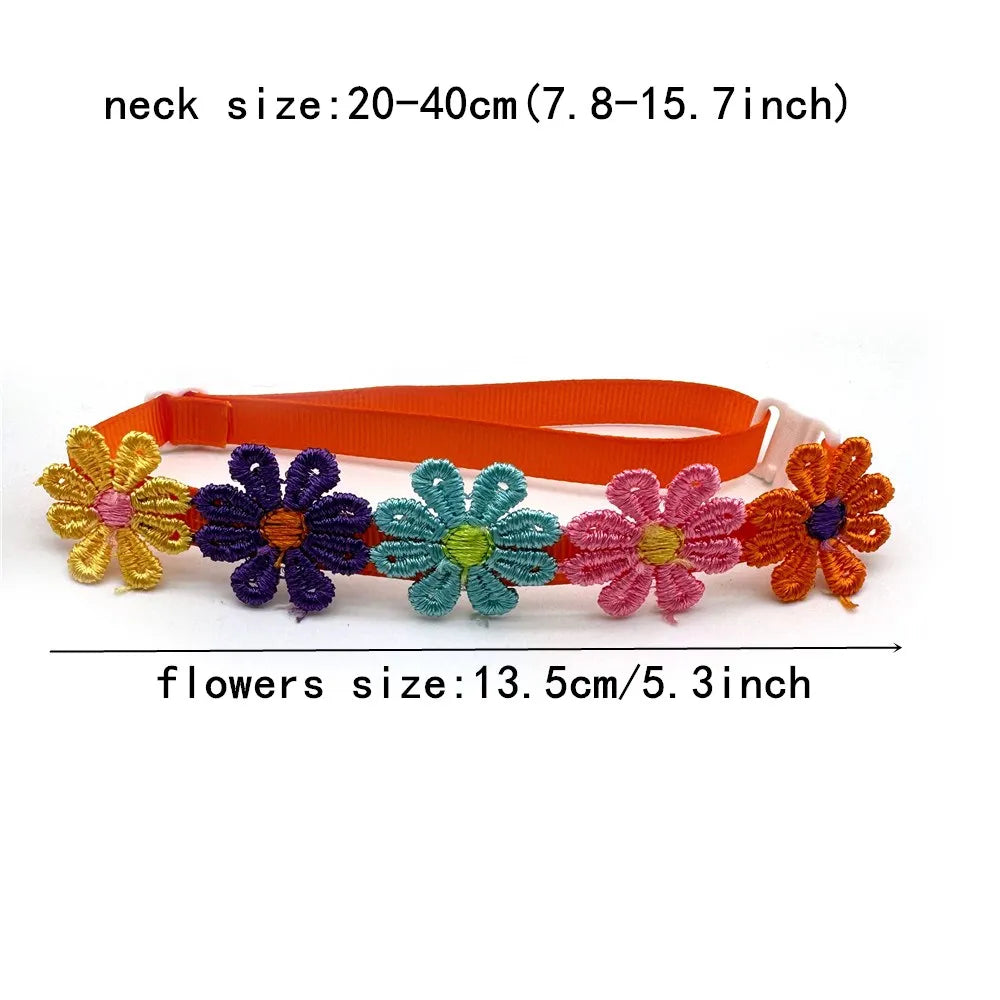 50/100pcs Fashion Dog Bow Tie Flowers Style - MyPetDollar.com