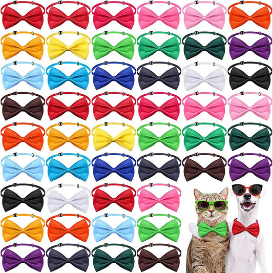50pcs Dog Bow Ties for Dogs with Adjustable - MyPetDollar.com