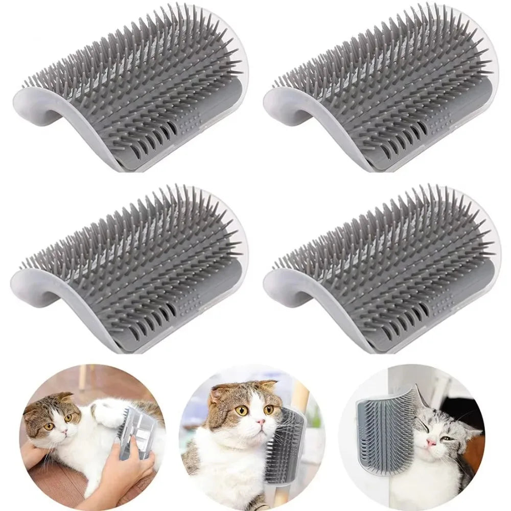 Cat Corner Scratcher Self Groomer with - MyPetDollar.com