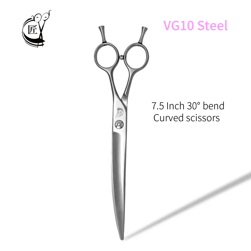 Crane 7.5 Inch Professional Pet Scissors Set – 11 Colors
