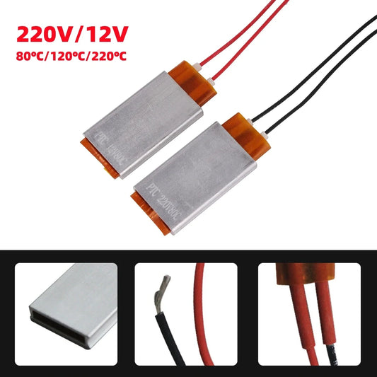 2Pcs PTC Heating Element 220V/12V 0-220 - MyPetDollar.com