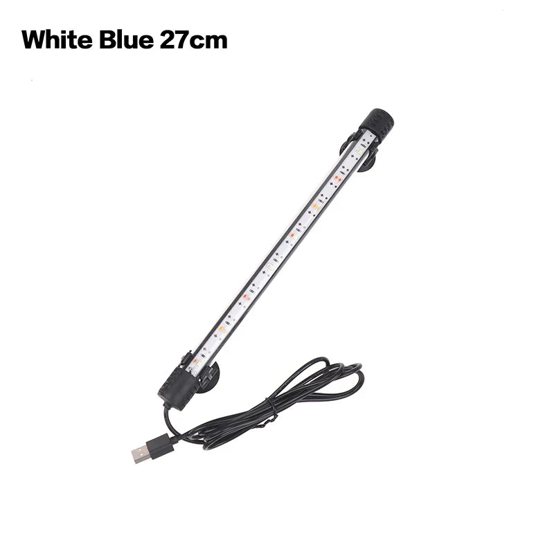 17-47cm USB Plug Aquarium Light LED Waterproof Fish Tank – 8 Colors