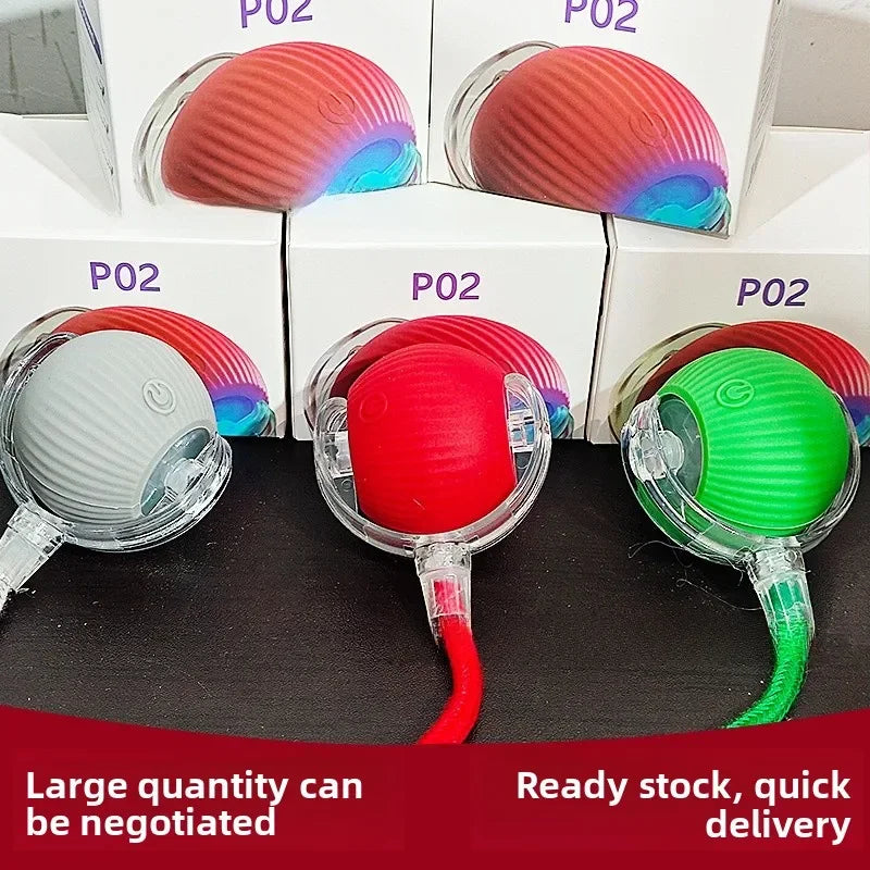 Cat Toy Ball Interactive with String Durable - MyPetDollar.com
