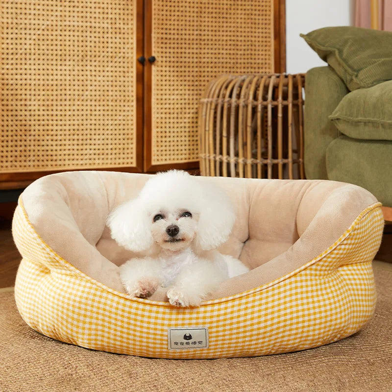 Bed for Dog Cat Pet Rotundity Plush Kennel - MyPetDollar.com