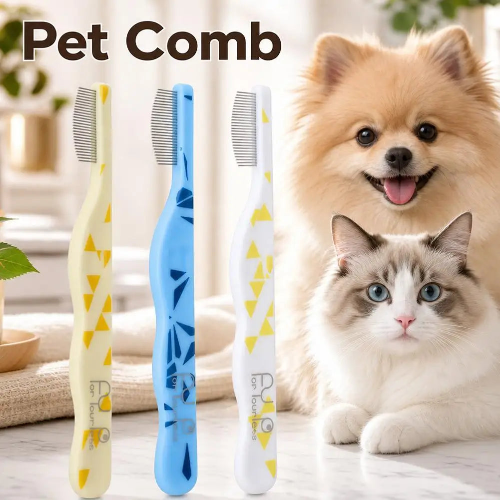 Cat Face Comb Mini Stainless Steel Tear - MyPetDollar.com