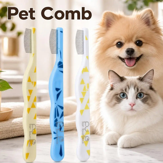 Cat Face Comb Mini Stainless Steel Tear - MyPetDollar.com