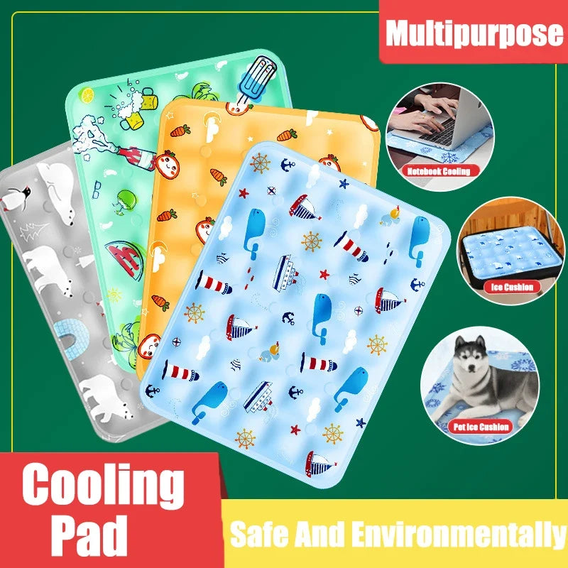 Ice Silk Self Cooling Pet Mat for Dogs Cats - MyPetDollar.com