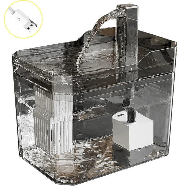 USB Cat Water Fountain with Auto Filter – 3 Colors