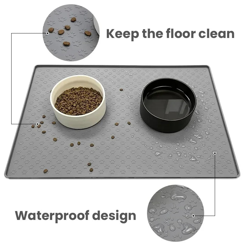 Pet Placemat Cat Dog Drinking Feeding - MyPetDollar.com