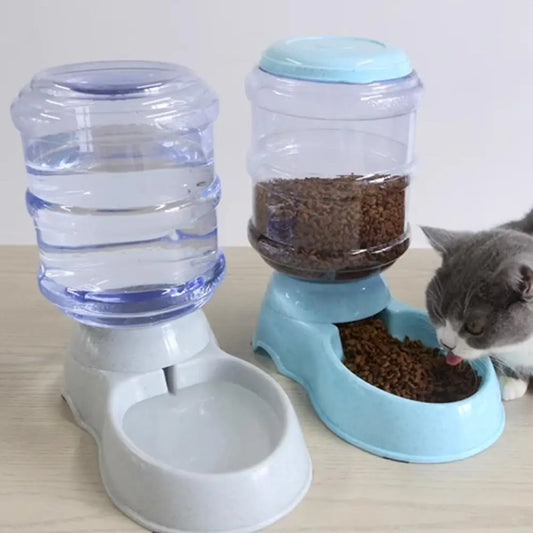 3.8L Automatic Pet Feeder Water Fountain - MyPetDollar.com