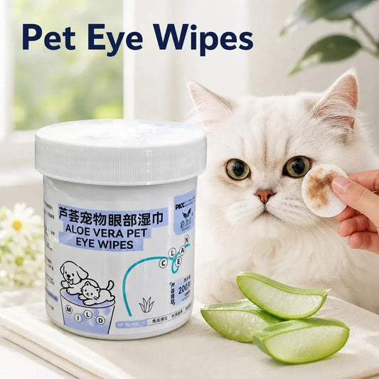 Pet Eye Wipes Cat Cleaning Wipes Tub Remove - MyPetDollar.com