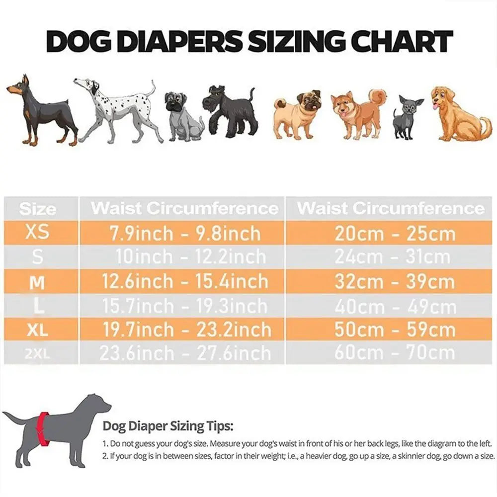 With 3 Cotton Pads Female Dog Panties Easy - MyPetDollar.com