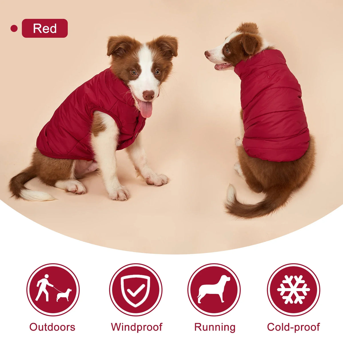 Winter Pet Coat Clothes for Dogs Winter - MyPetDollar.com