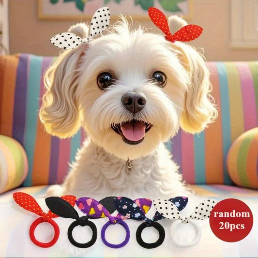 20pcs Creativity Pet Hair Accessories Bow - MyPetDollar.com