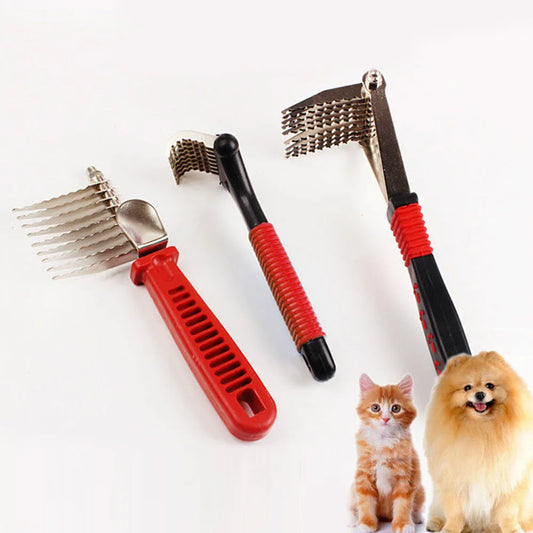 Pet Open Knot Comb Dematting Razor Rake - MyPetDollar.com