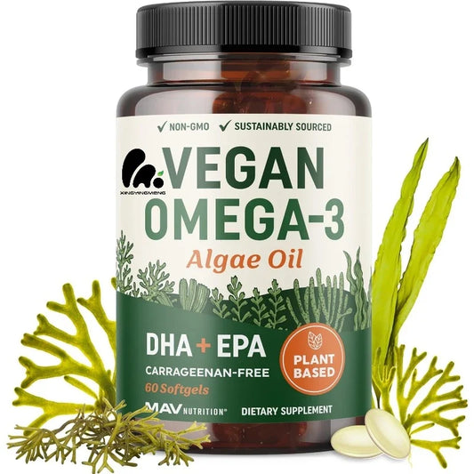 Pure Omega 3 algae oil | Plant based DHA EPA - MyPetDollar.com
