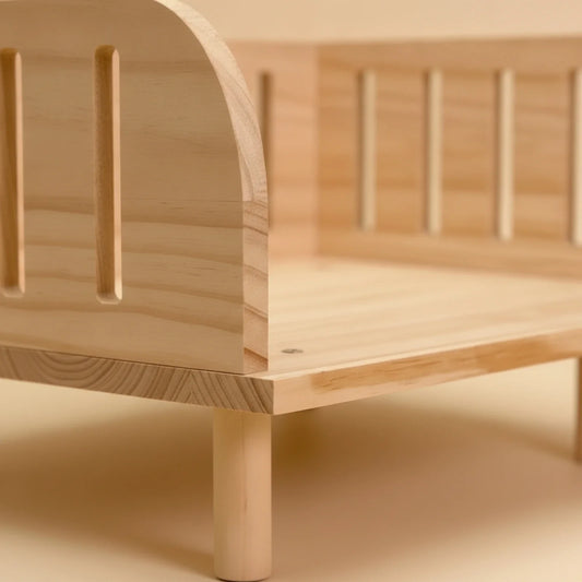 Wooden Pet Bed Sturdy Raised Pet Bed - MyPetDollar.com