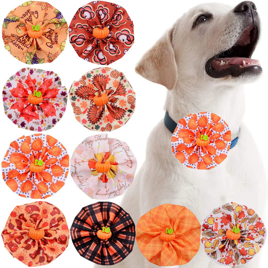 50/100pcs Thanksgiving Flower-Collar For - MyPetDollar.com
