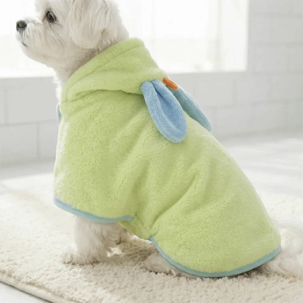 Rabbit Ear Design Super Absorbent Dog Hooded - MyPetDollar.com