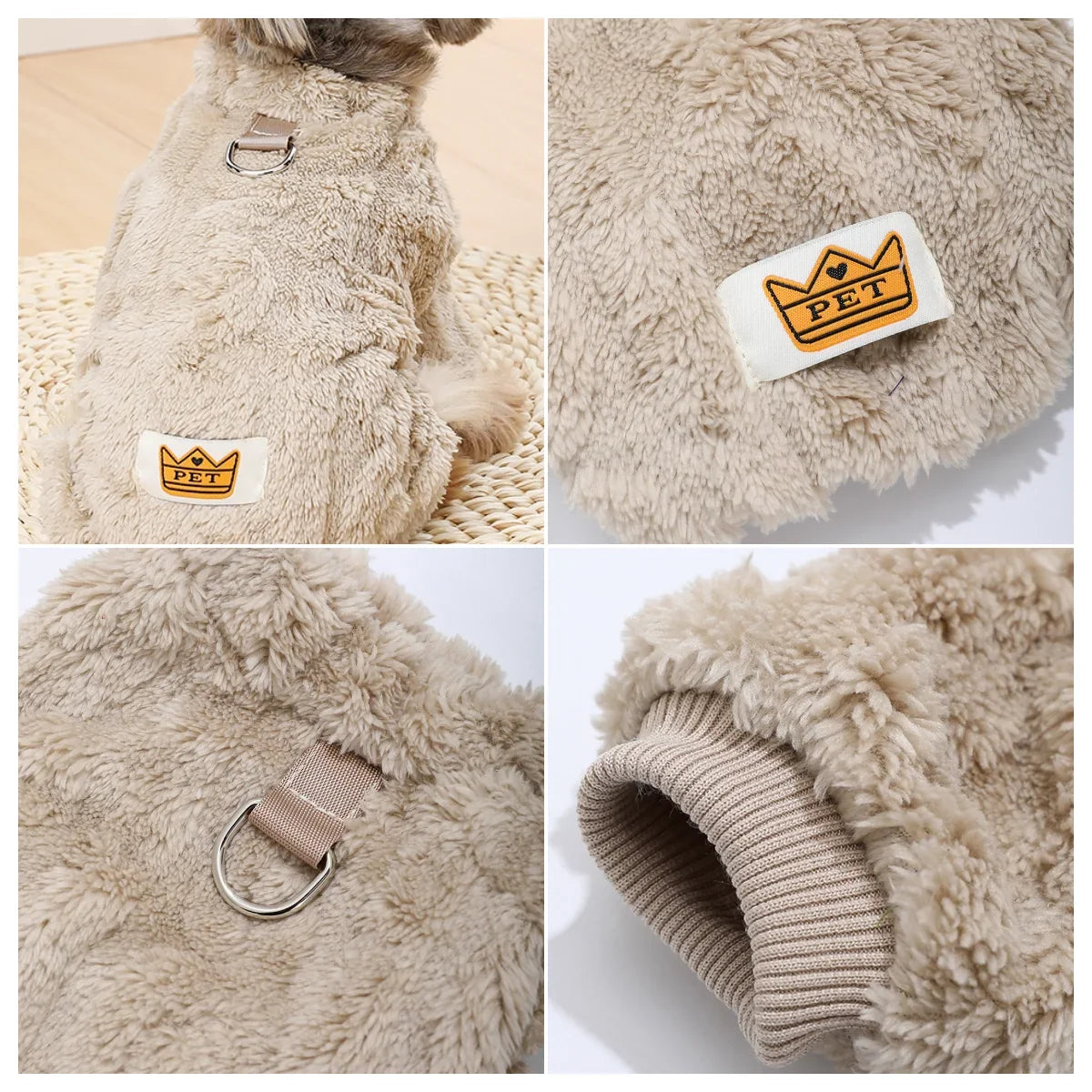 Soft Dog Clothes For Winter Warm Puppy - MyPetDollar.com
